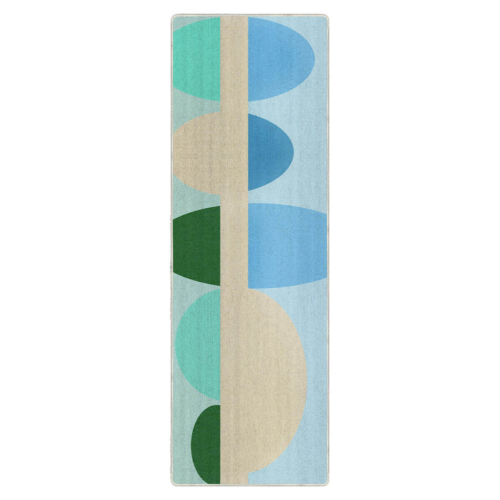 Airgugu KidSpace Delight Colorful Oval Geometric Rug