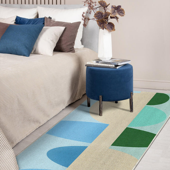 Airgugu KidSpace Delight Colorful Oval Geometric Rug
