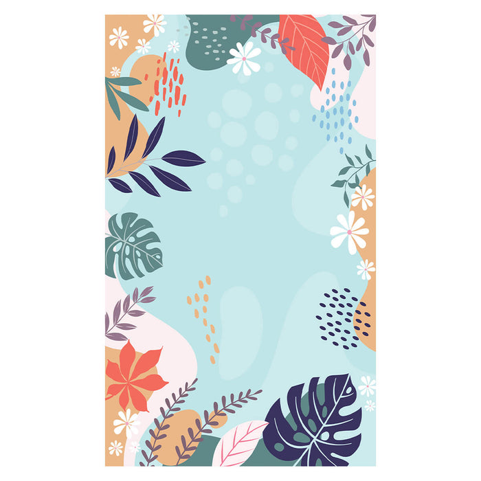 Airgugu Earth Garden Colorful Plant Blue Rug
