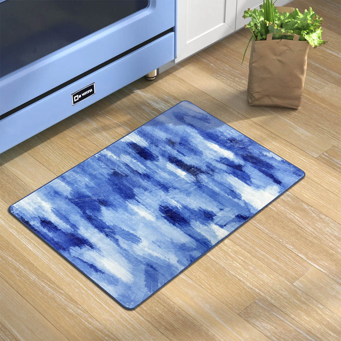 Airgugu Modern Minimalist Blue & White Ink Rug