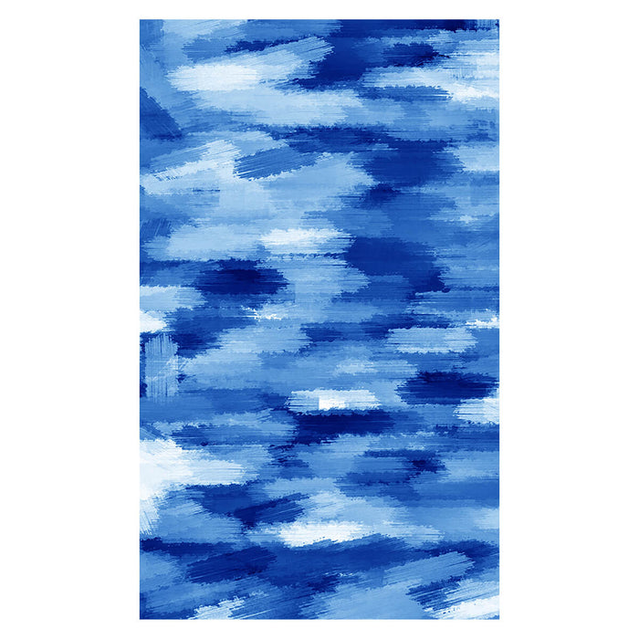 Airgugu Modern Minimalist Blue & White Ink Rug