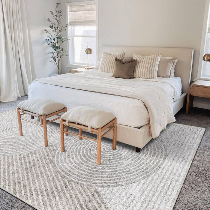 Airgugu Modern Minimalist Moroccan-Sand Rug