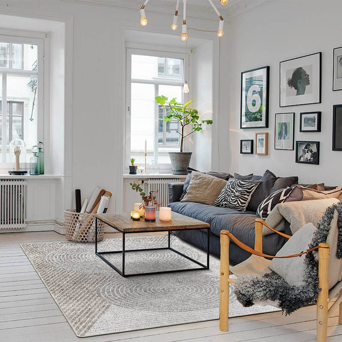 Airgugu Modern Minimalist Moroccan-Sand Rug