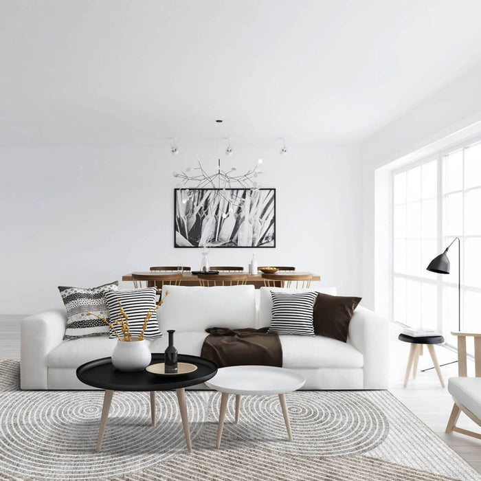 Airgugu Modern Minimalist Moroccan-Sand Rug