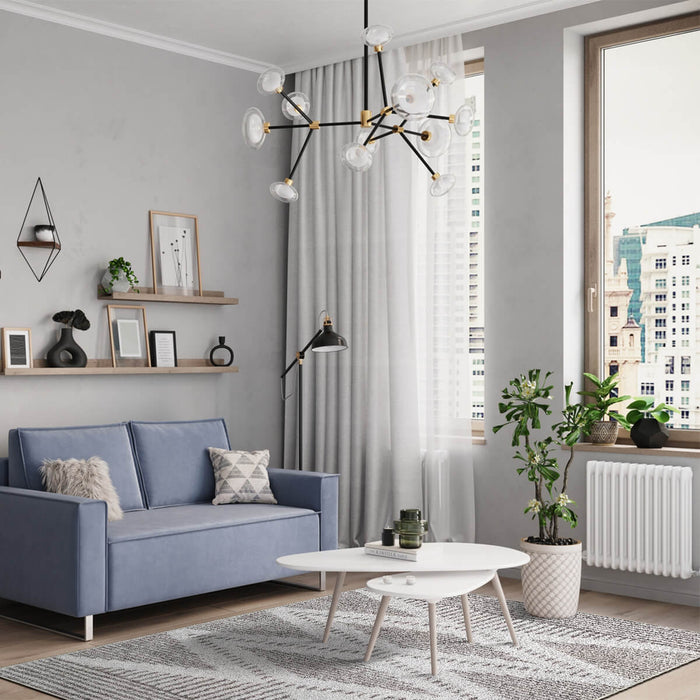Airgugu Modern Minimalist Sloane Grey Rug