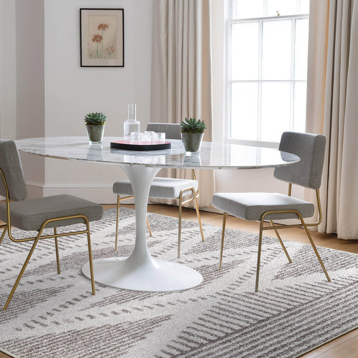 Airgugu Modern Minimalist Sloane Grey Rug
