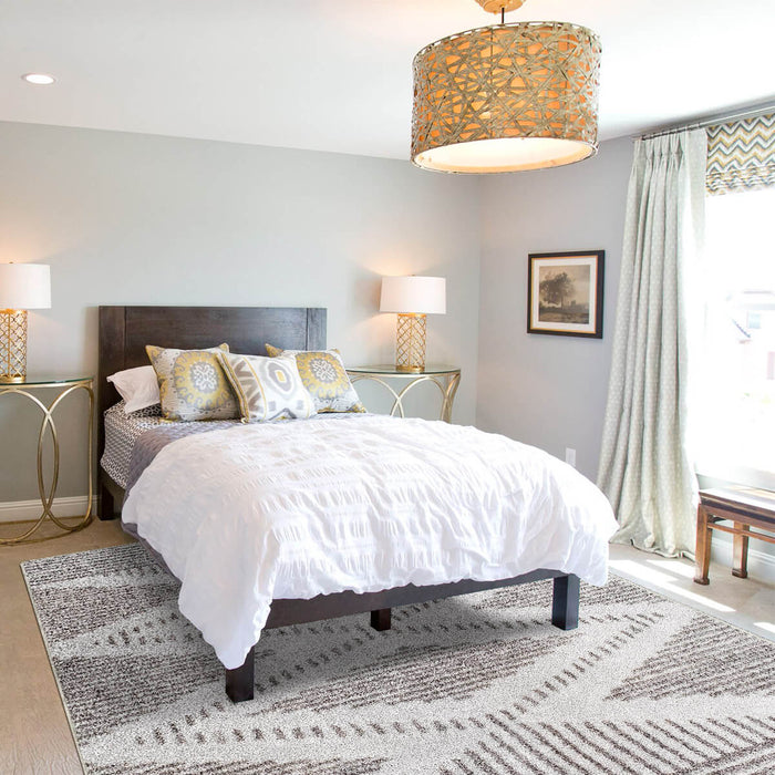 Airgugu Modern Minimalist Sloane Grey Rug
