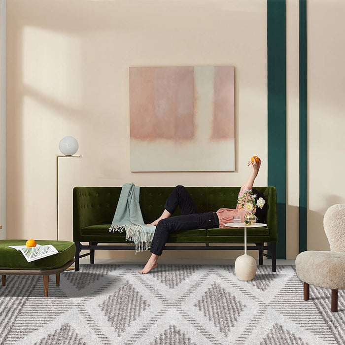 Airgugu Modern Minimalist Sloane Grey Rug