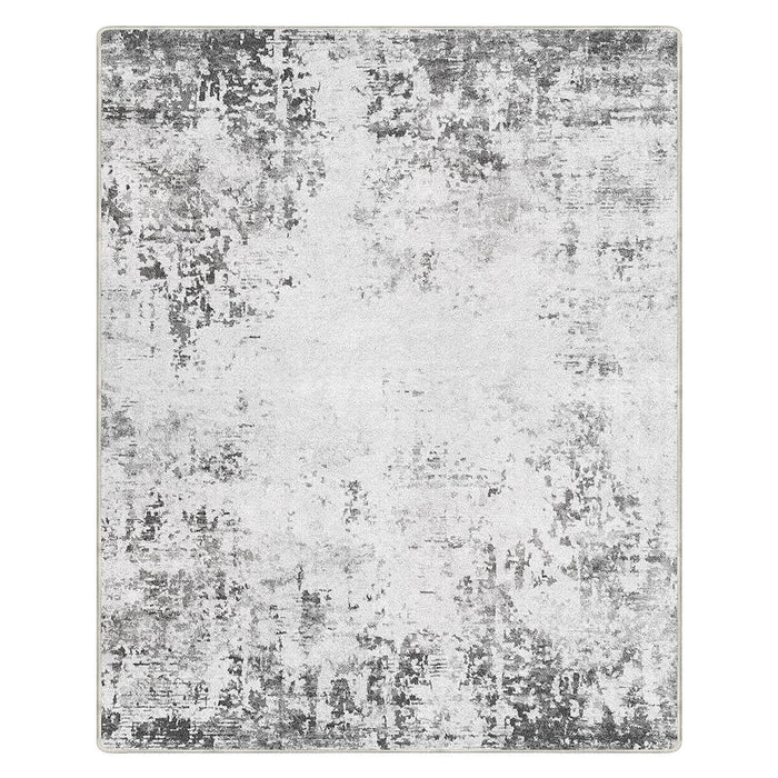 Airgugu Modern Minimalist Blue Peggy Washable Abstract Rug