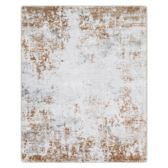 Airgugu Modern Minimalist Blue Peggy Washable Abstract Rug