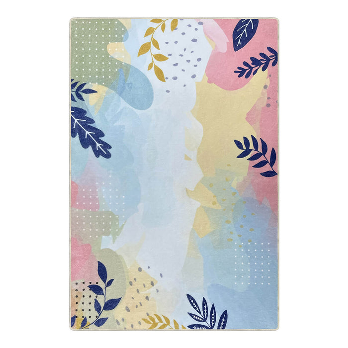 Airgugu Earth Garden Multicolor Botanical Leaves Rug