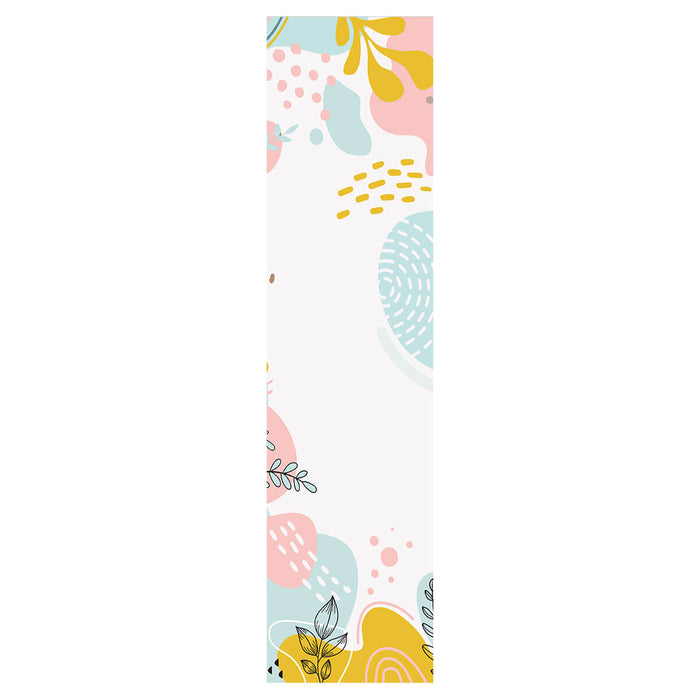 Airgugu Earth Garden Pink Plant Leaves Rug