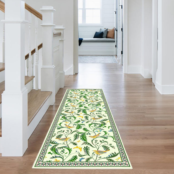 Airgugu Earth Garden Green Vine Bird Rug