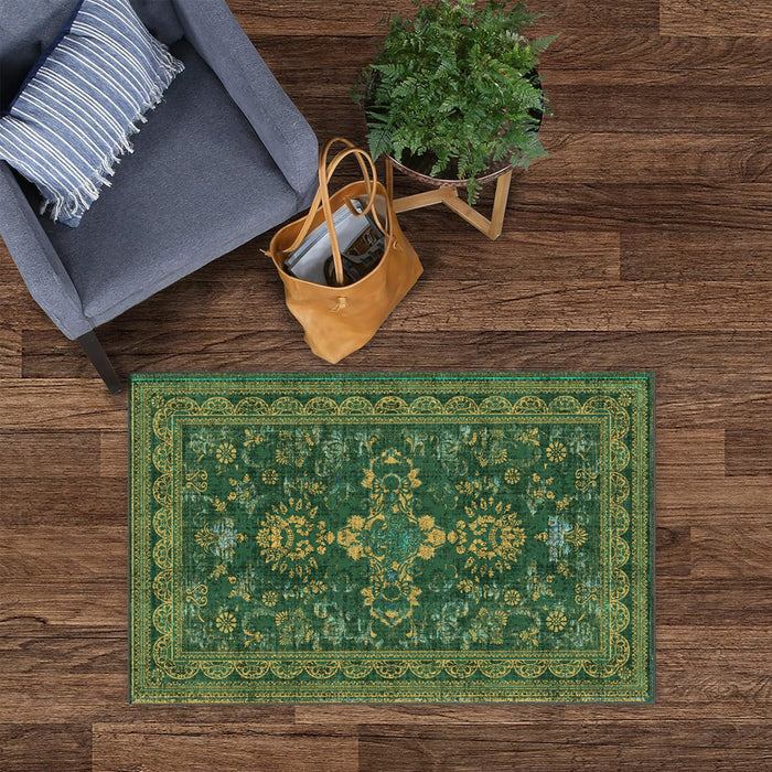 Airgugu Earth Garden Mystical Vintage Green Rug