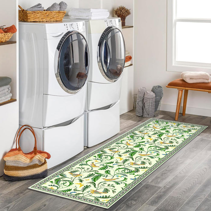 Airgugu Earth Garden Green Vine Bird Rug