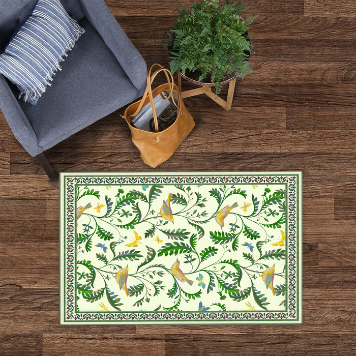 Airgugu Earth Garden Green Vine Bird Rug