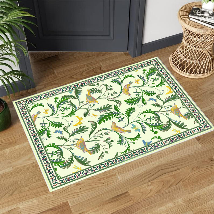 Airgugu Earth Garden Green Vine Bird Rug