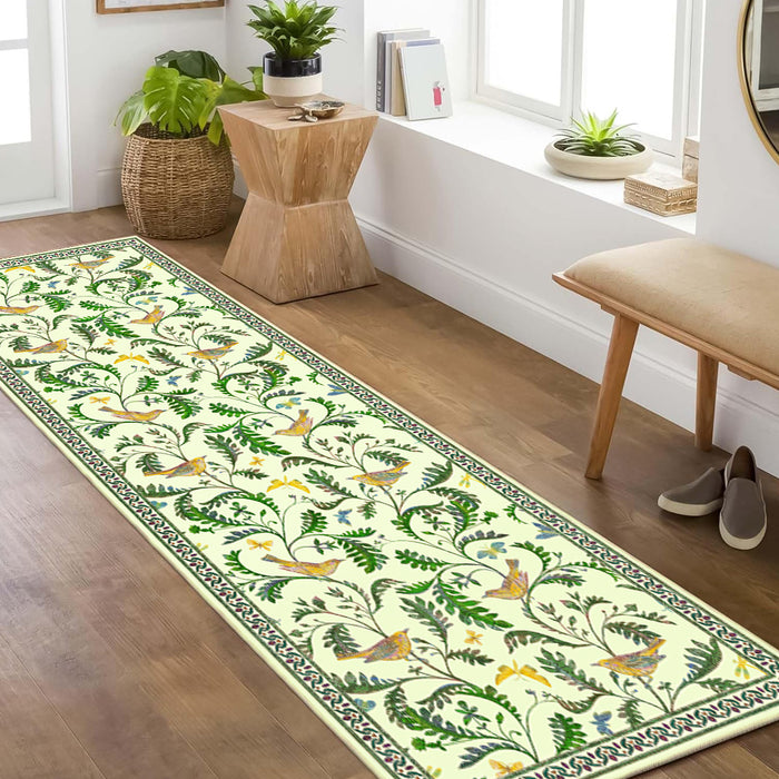 Airgugu Earth Garden Green Vine Bird Rug