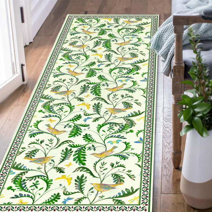 Airgugu Earth Garden Green Vine Bird Rug