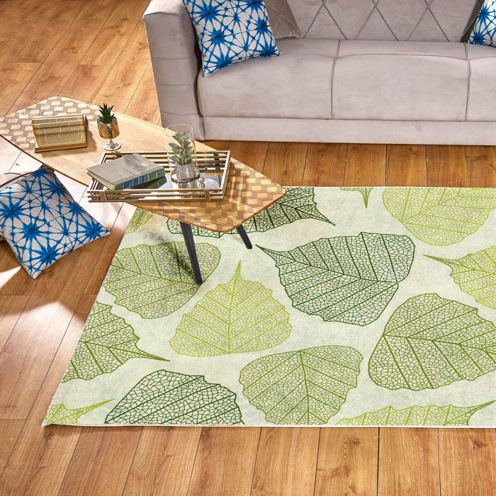 Airgugu Earth Garden Green Leaves Rug