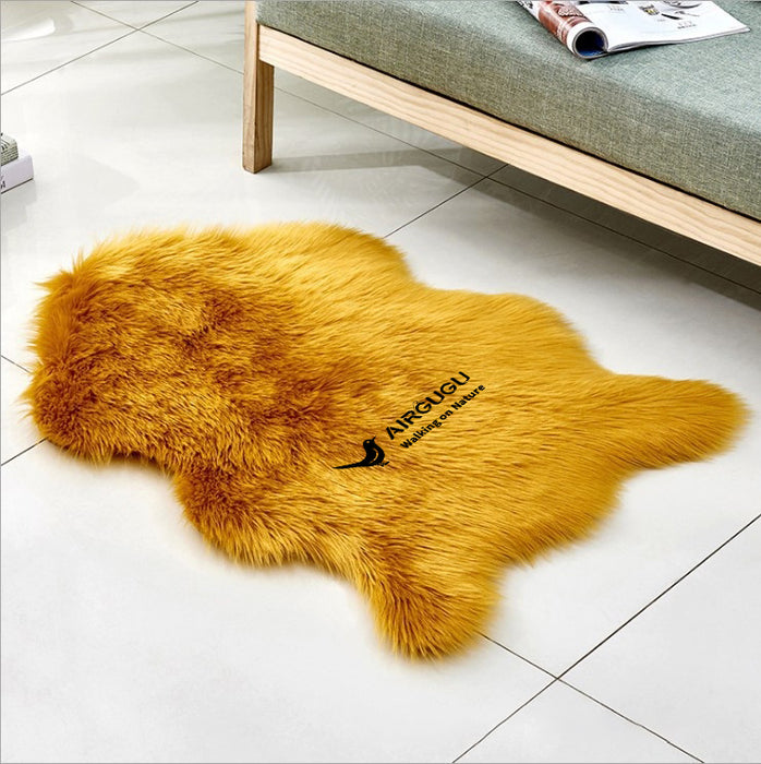 AIRGUGU Walking on Nature Exquisite Fake Fancy Fur Rugs