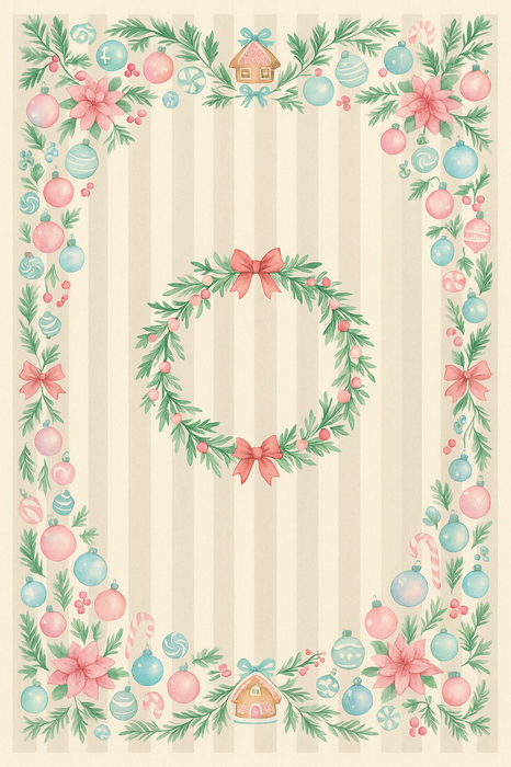 Airgugu Christmas Pattern Warm and Cozy Mood Rug