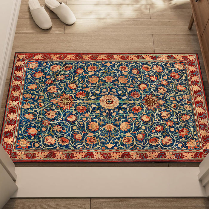 Airgugu Earth Garden Retro Red Morocco Rug