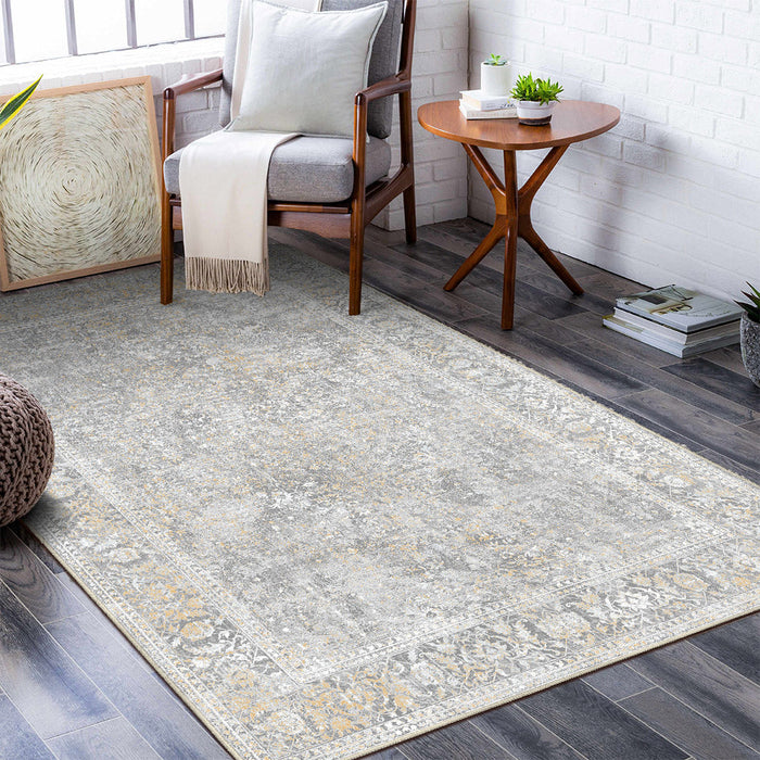 Airgugu Heritage Classique White Vintage Printed Rug