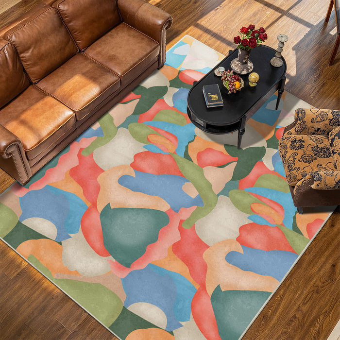 Airgugu KidSpace Delight Gorgeous Multi-Color Printed Rug