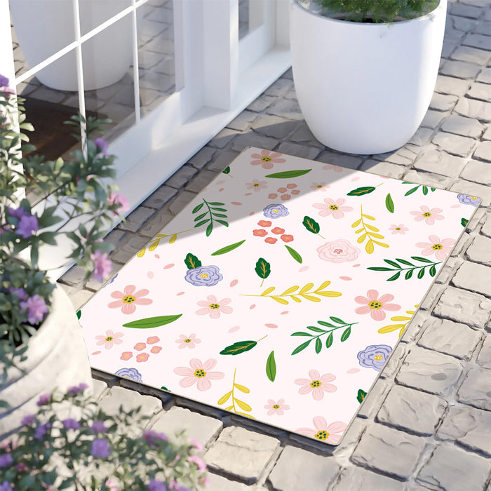 Airgugu KidSpace Delight Pink Flower Print Rug