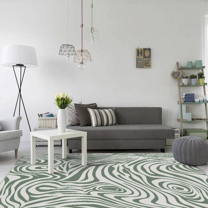 Airgugu Earth Garden Sliver Frost Zebra Maze Rug