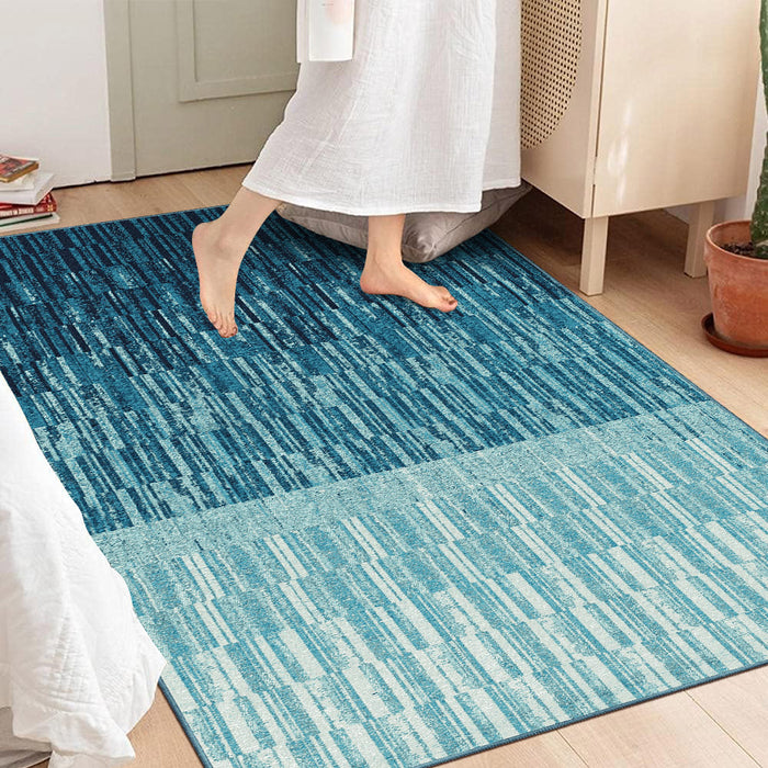 Airgugu Earth Garden Seabed Blue Gradient Ink Rug