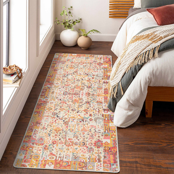 Airgugu Earth Garden Colorful Retro Printed Rug