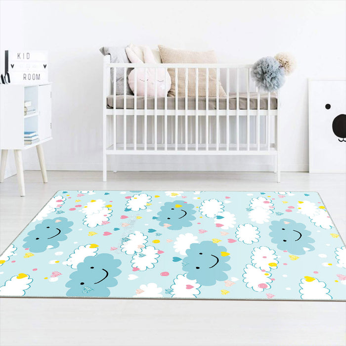 Airgugu KidSpace Delight Happy Cloud Print Rug