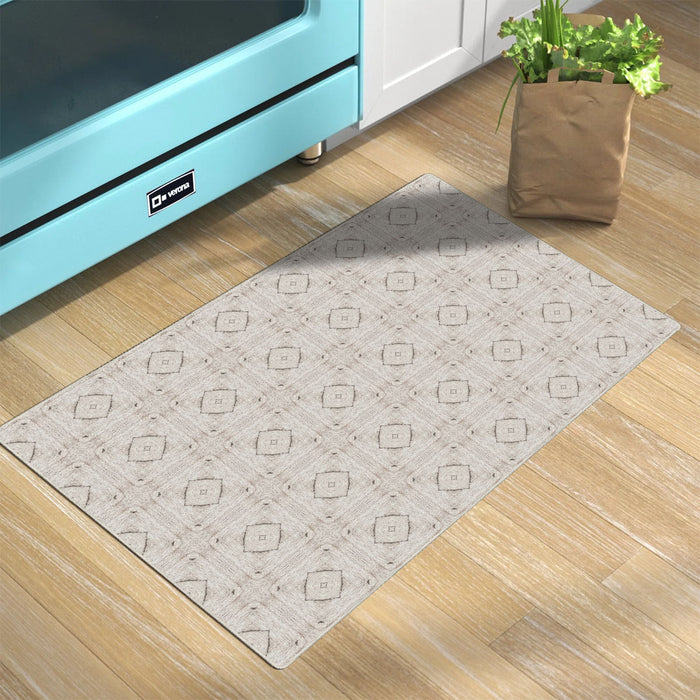 Airgugu Modern Minimalist Square Diamond Pattern Rug