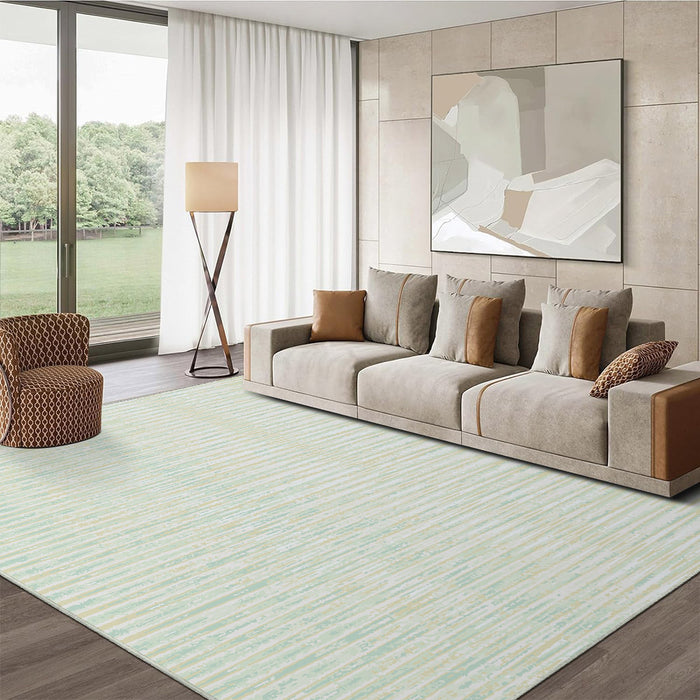 Airgugu Earth Garden Sunburst Ripple Yellow Dynamics Rug