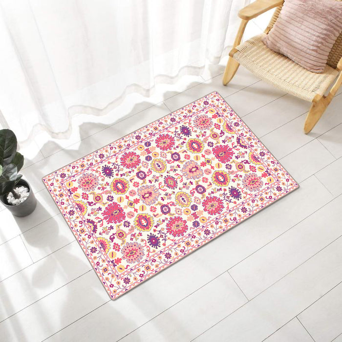 Airgugu Heritage Classique Pink/Blue Cell Rug