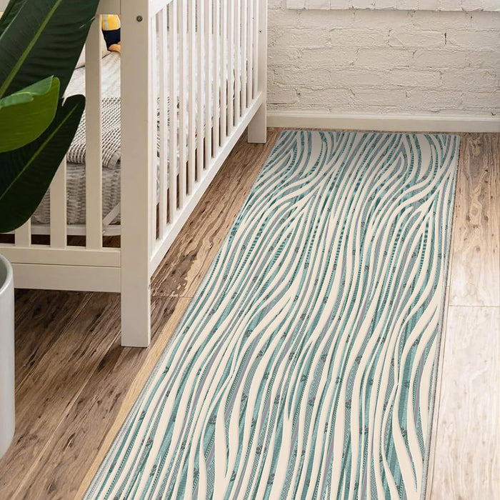 Airgugu Earth Garden Rippling Wood Blossom Rug