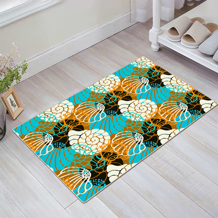 Airgugu KidSpace Delight Adorable Colorful Seashell Rug