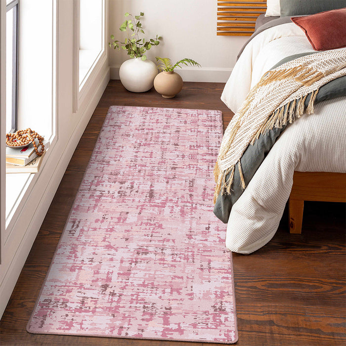 Airgugu Modern Minimalist Pink Forest Rug