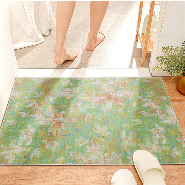 Airgugu Earth Garden Serenity in White Flower Bloom Rug