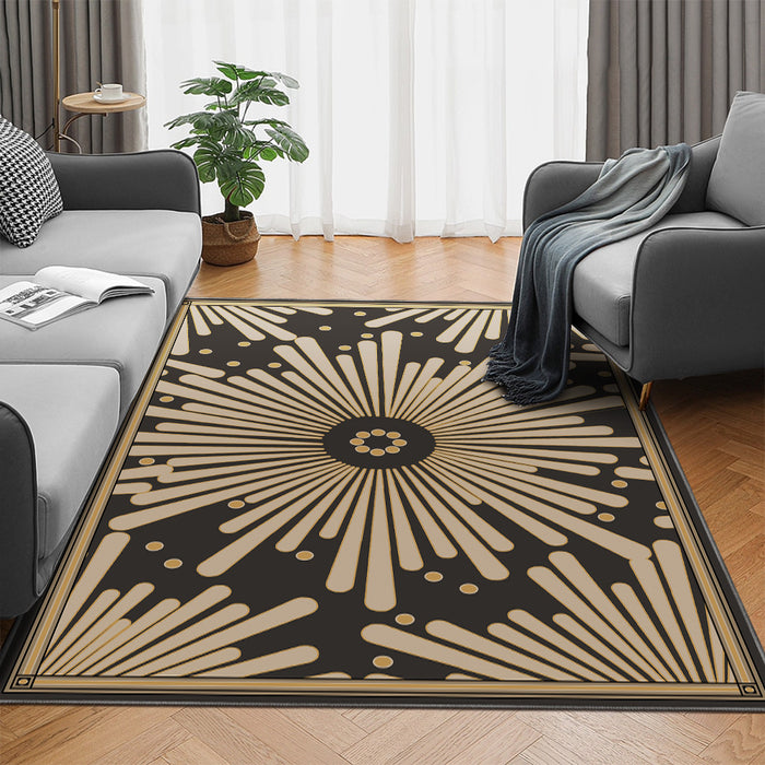 Airgugu Modern Minimalist Vibrant Life Flower Rug