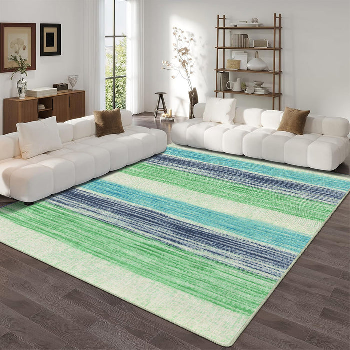 Airgugu Earth Garden Artistic Striped Gradient Rug