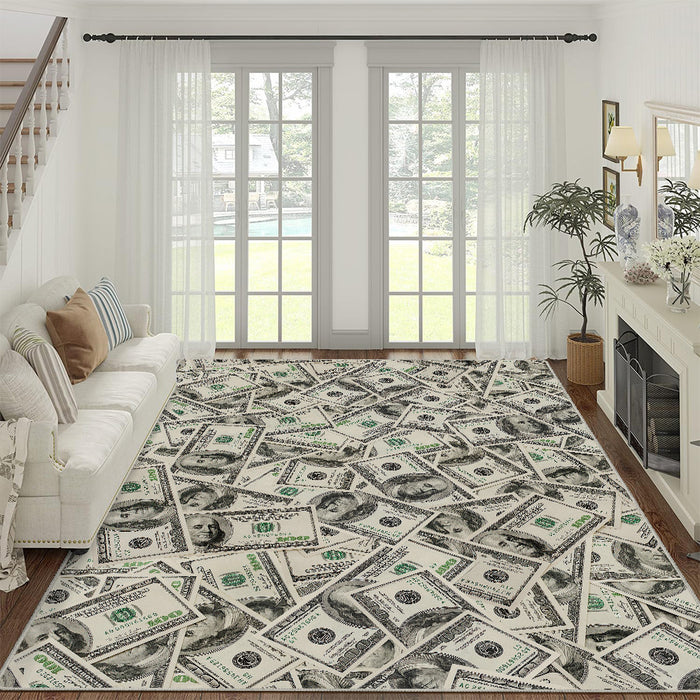 Airgugu Modern Minimalist Billionaire Banknote Rug