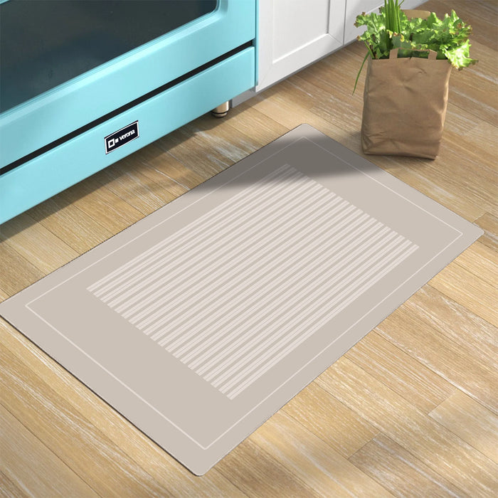 Airgugu Modern Minimalist Stylish Gray Striped Rug