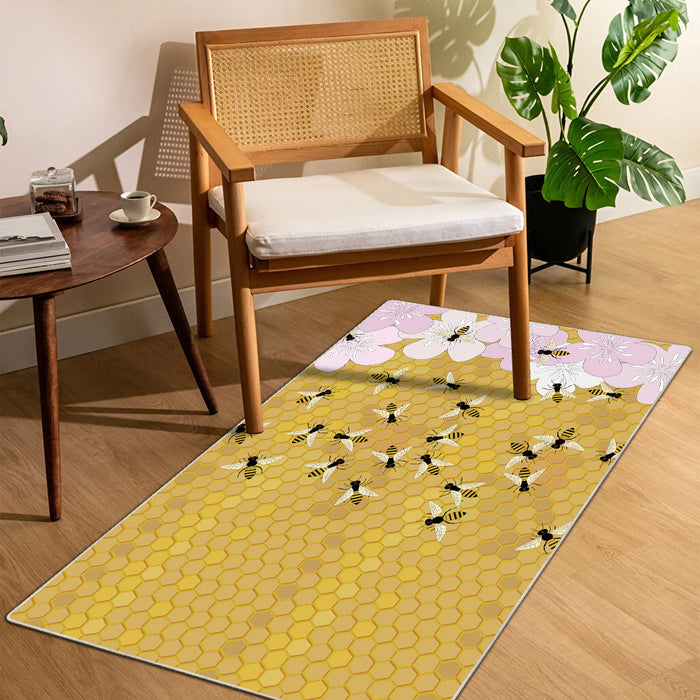 Airgugu KidSpace Delight Bee Collecting Nectar Rug