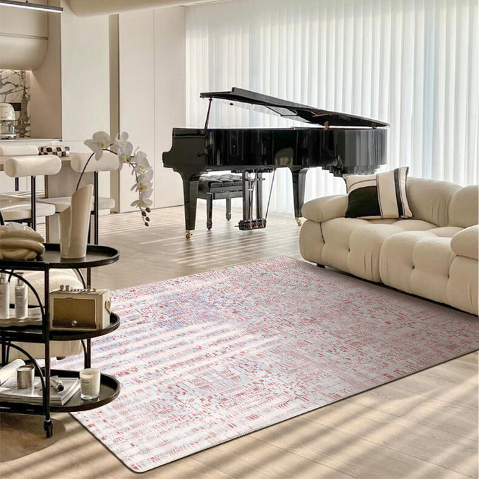 Airgugu Modern Minimalist Mysterious Red Dotted Rug