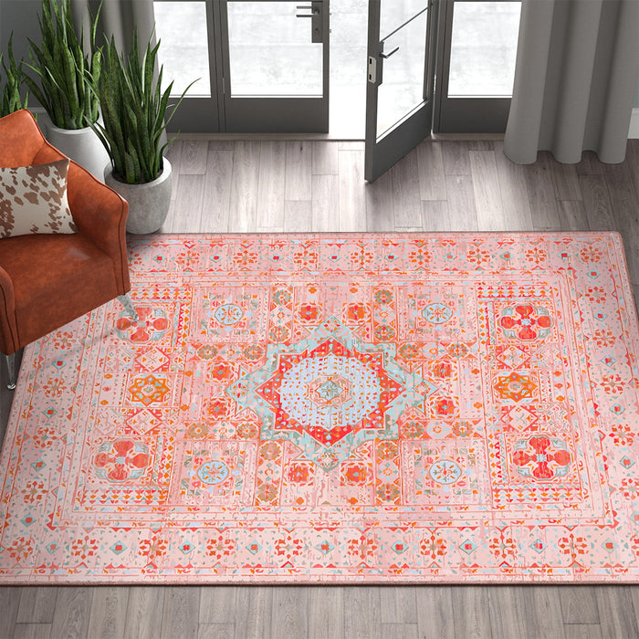 Airgugu Heritage Classique Blood Red Flower Rug