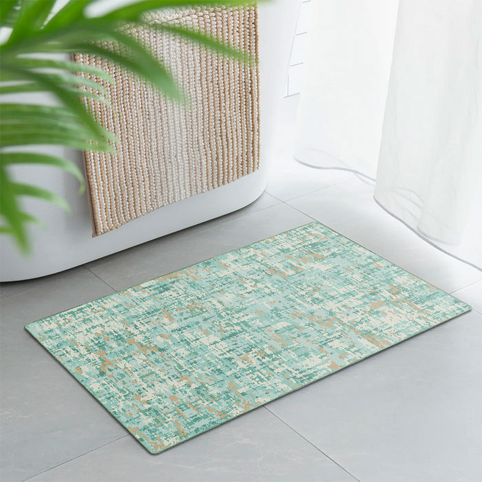 Airgugu Earth Garden Ink-Blush Seaweed Serenade Rug