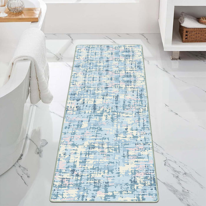 Airgugu Earth Garden Floating Seaweed Blue Ink Rug